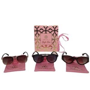 Velvet Eyewear Retro Style Box Set - 3 Pairs of Womens Sunglasses - NIB